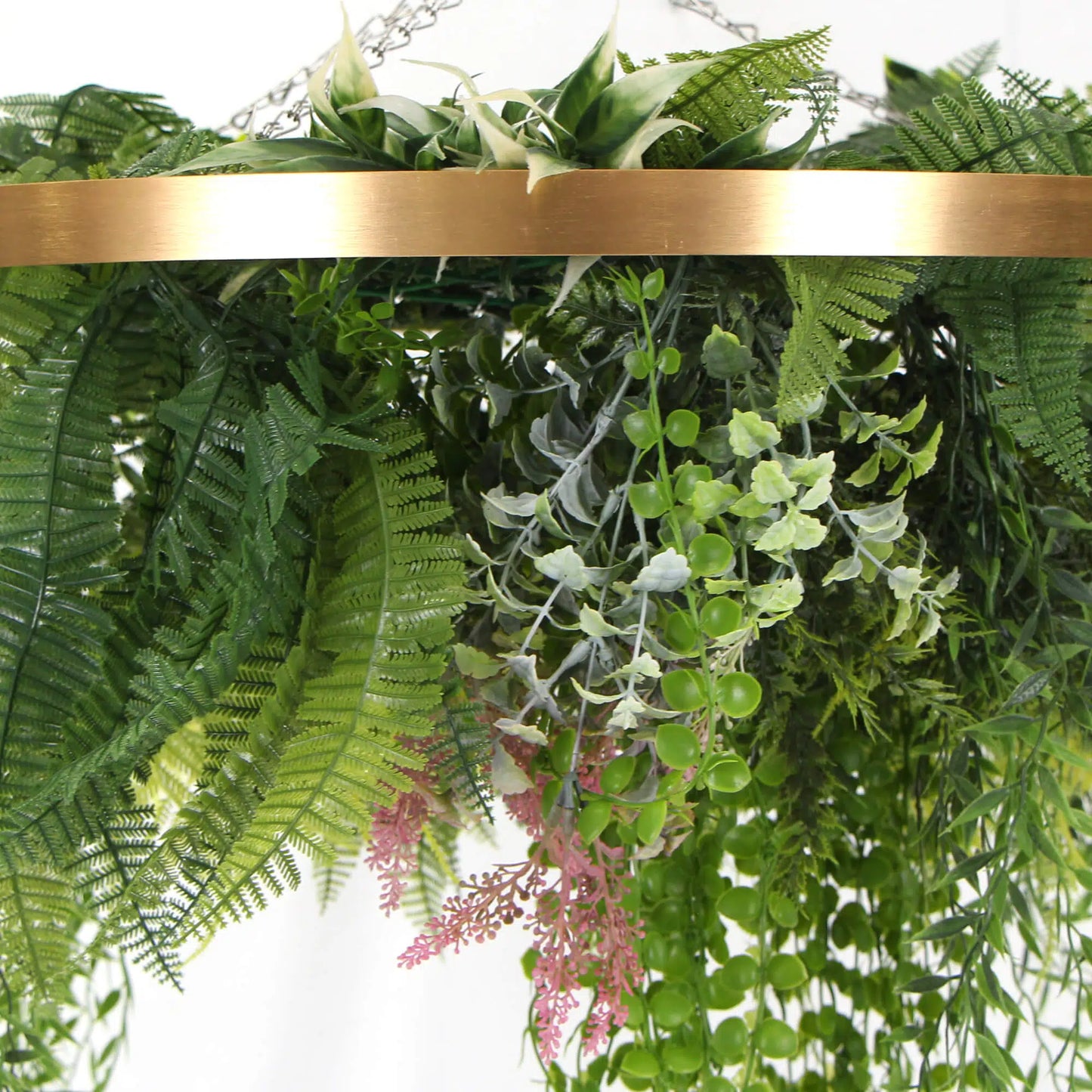 Imitation Premium Gold Artificial Hanging Green Wall Disc 60cm (Limited Edition)-4
