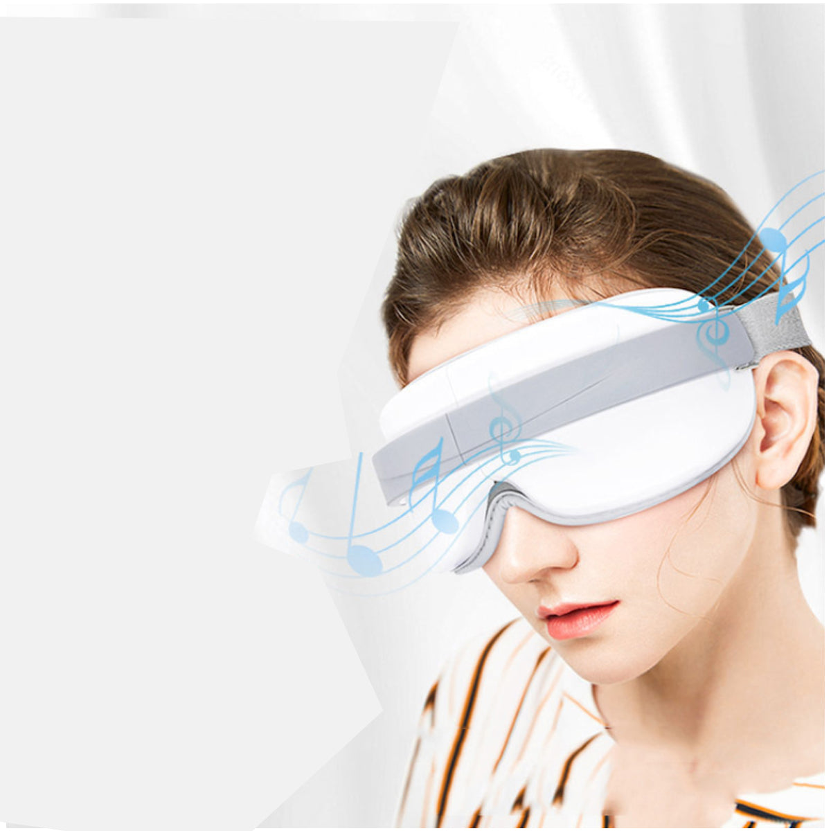 EyeLux Hot and Cold Eye Massager with Bluetooth Music Player - Ultimate Eye Strain Relief & Relaxation