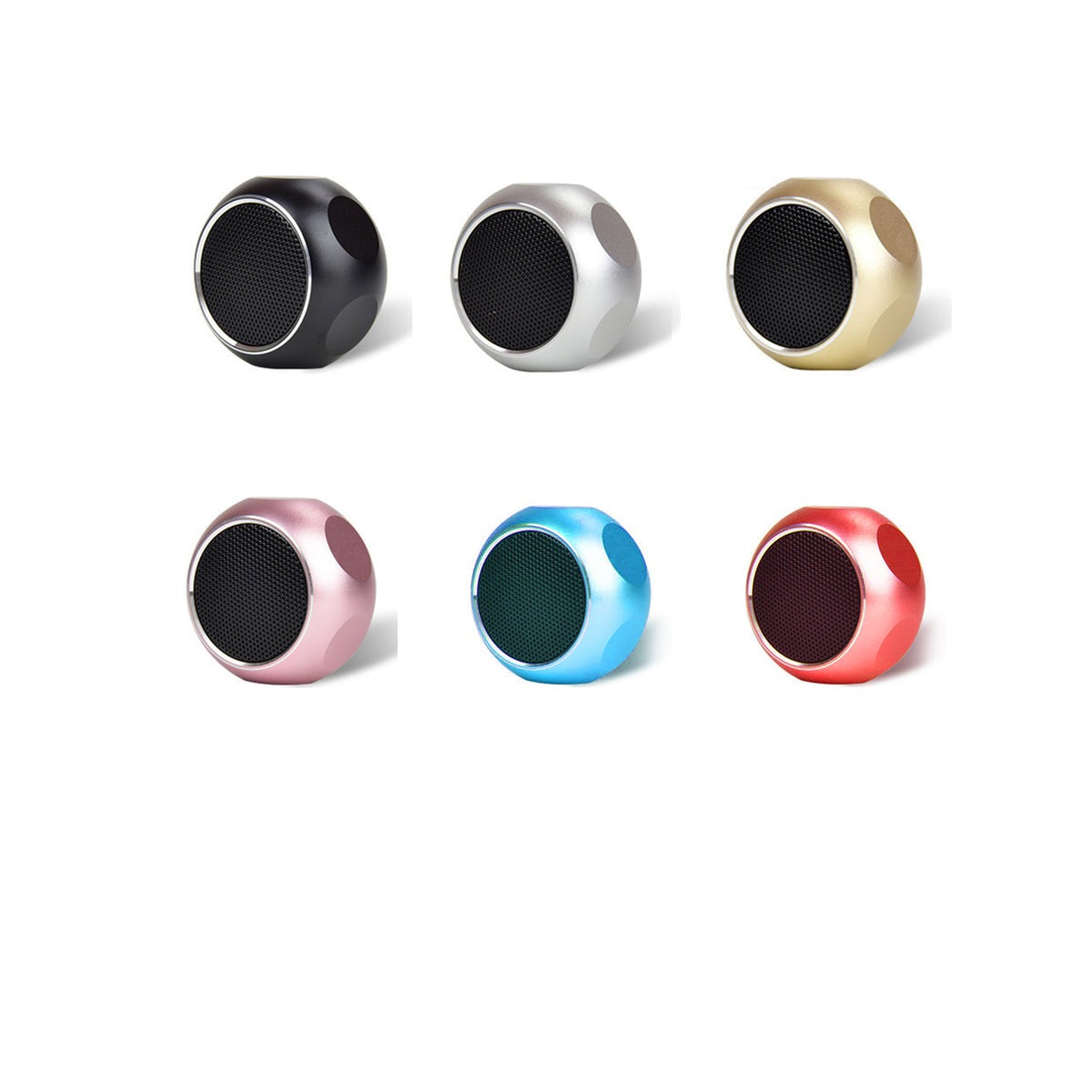 Compact & Powerful Mini Bluetooth Speakers - Big Sound, Clear Audio, Portable, 5 Vibrant Colors