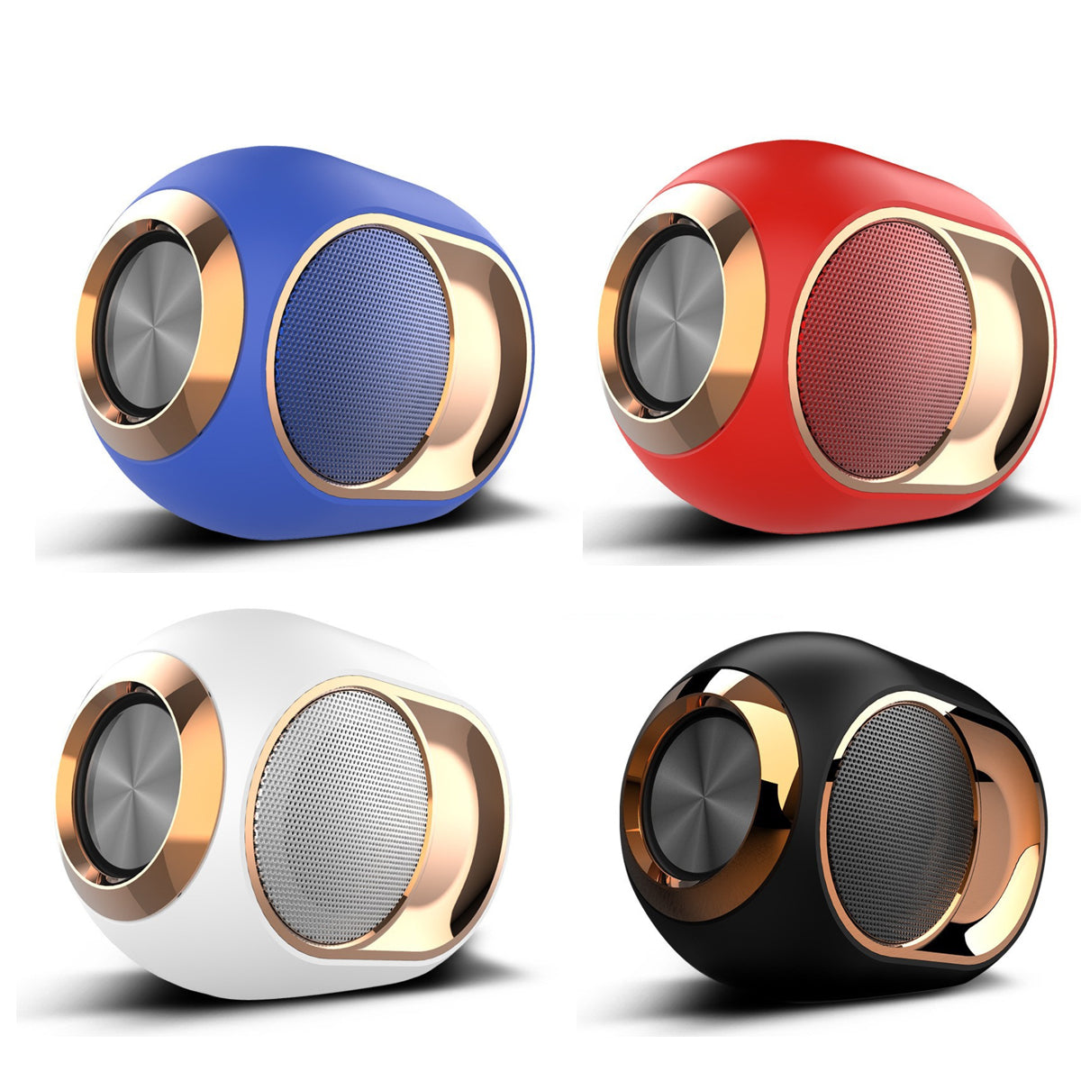 Vintage European-Style Bluetooth Speaker - Olden Golden | Superior Sound & Retro Look, Wireless Streaming, Hands-Free Calling