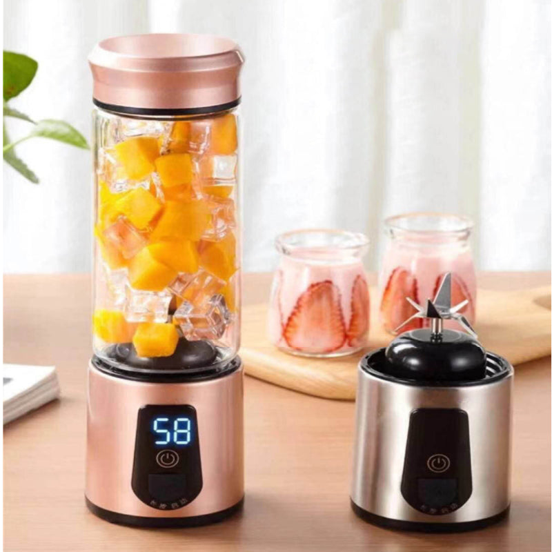JuiceUp N Go Quick Portable Juicer and Smoothie Blender - Powerful, Lightweight & Convenient, Rechargeable & USB Charging, BPA-Free, Dishwasher Safe