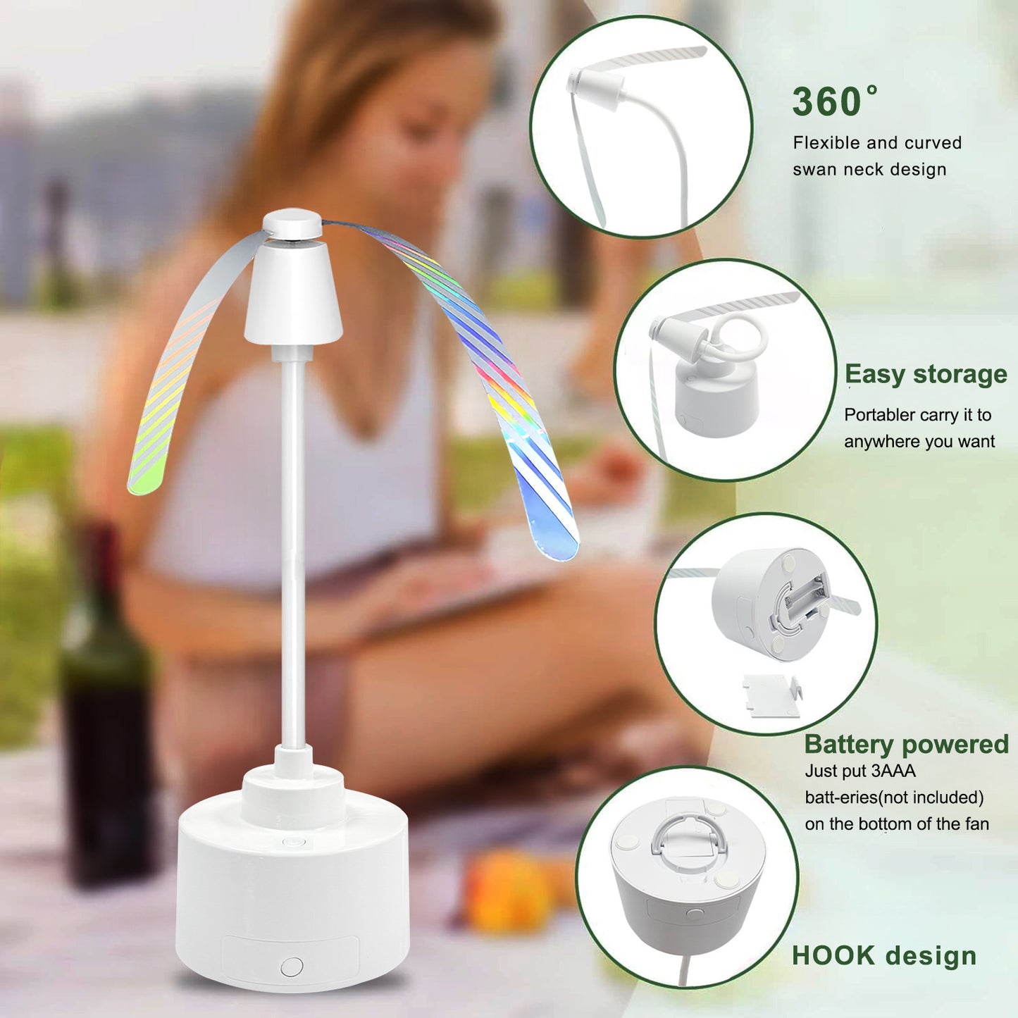 Fly Repellent Portable Mosquito Repellent Fan