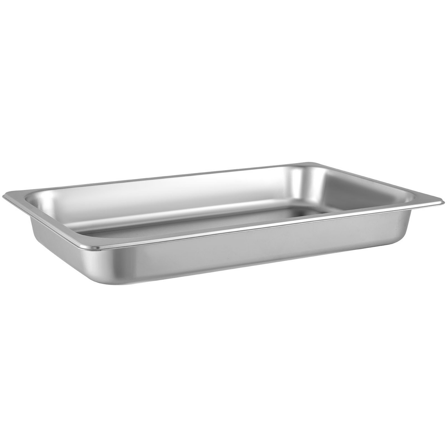Durable Stainless Steel Hotel Pans Full Size Set - 6 Pack, 2.5 Inch Deep Steam Table Pans for Catering, Buffet & Food Service - Anti-Jam Design