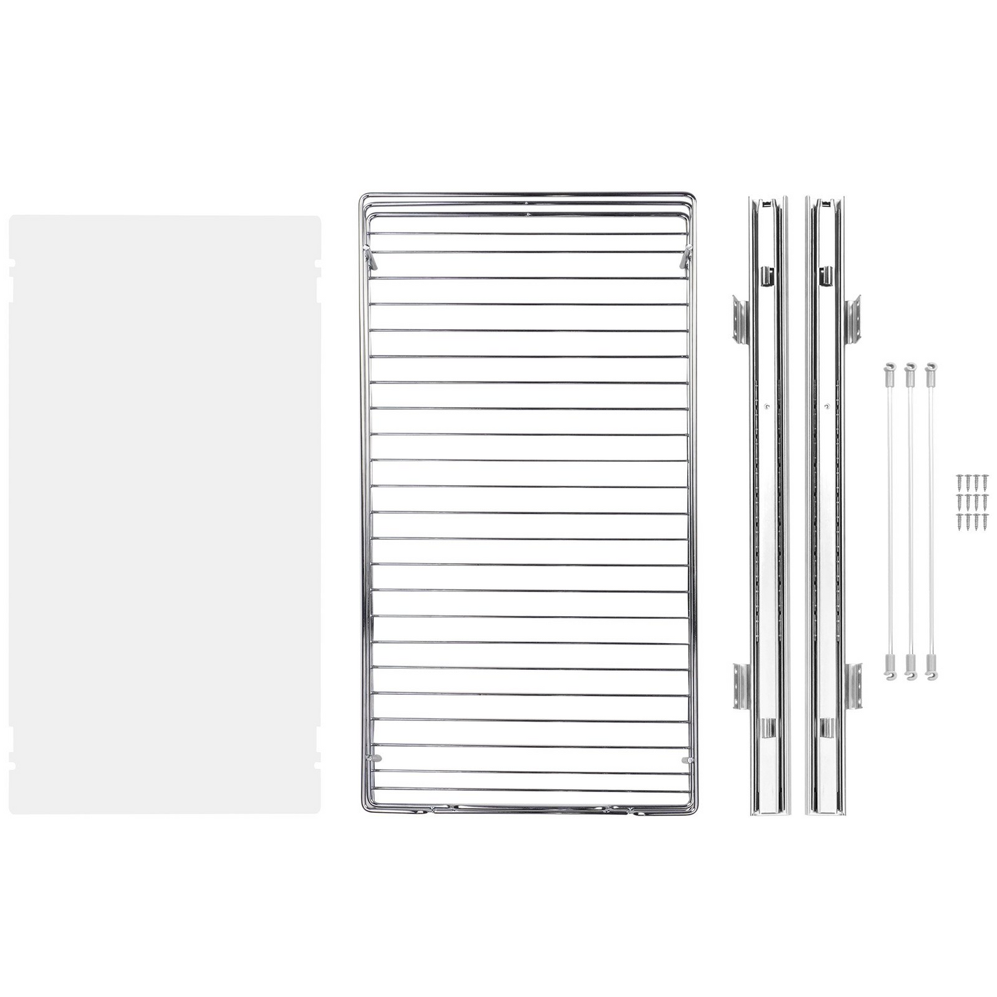 VEVOR Pull Out Cabinet Organizer, 11"W x 21"D, Heavy Duty Slide Out Pantry Shelves, Chrome-Plated Steel Roll Out Drawers for Kitchen, Bathroom & Under Sink Storage
