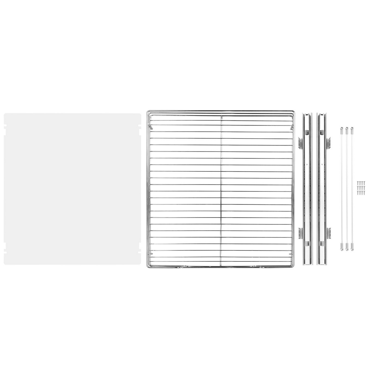 VEVOR Heavy Duty Pull Out Cabinet Organizer - 20"W x 21"D Slide Out Pantry Shelves, Chrome-Plated Steel for Kitchen, Bathroom & Under Sink Storage