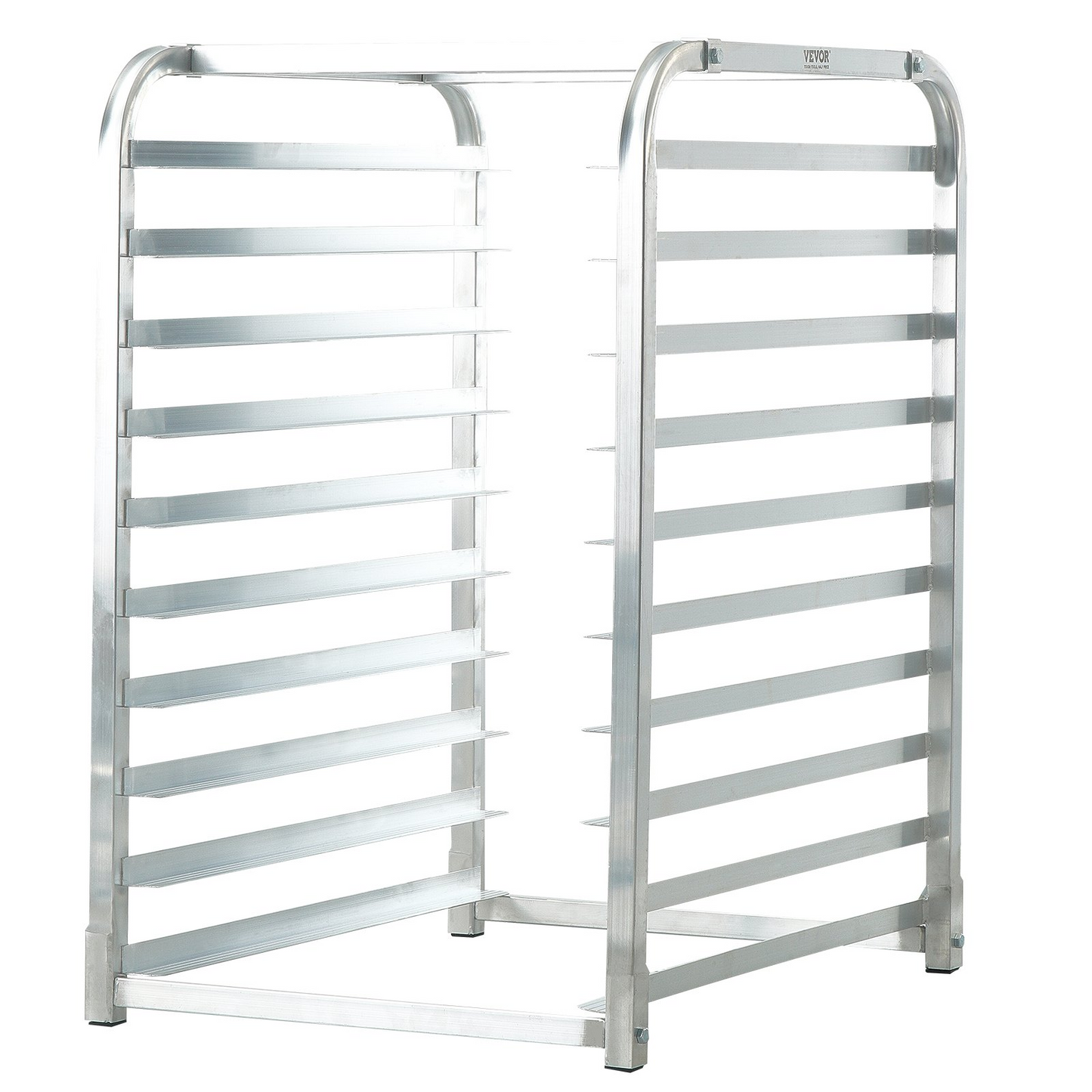 VEVOR 10-Tier Bun Pan Rack with Brake Wheels - Sturdy & Versatile Aluminum Bakery Storage Solution