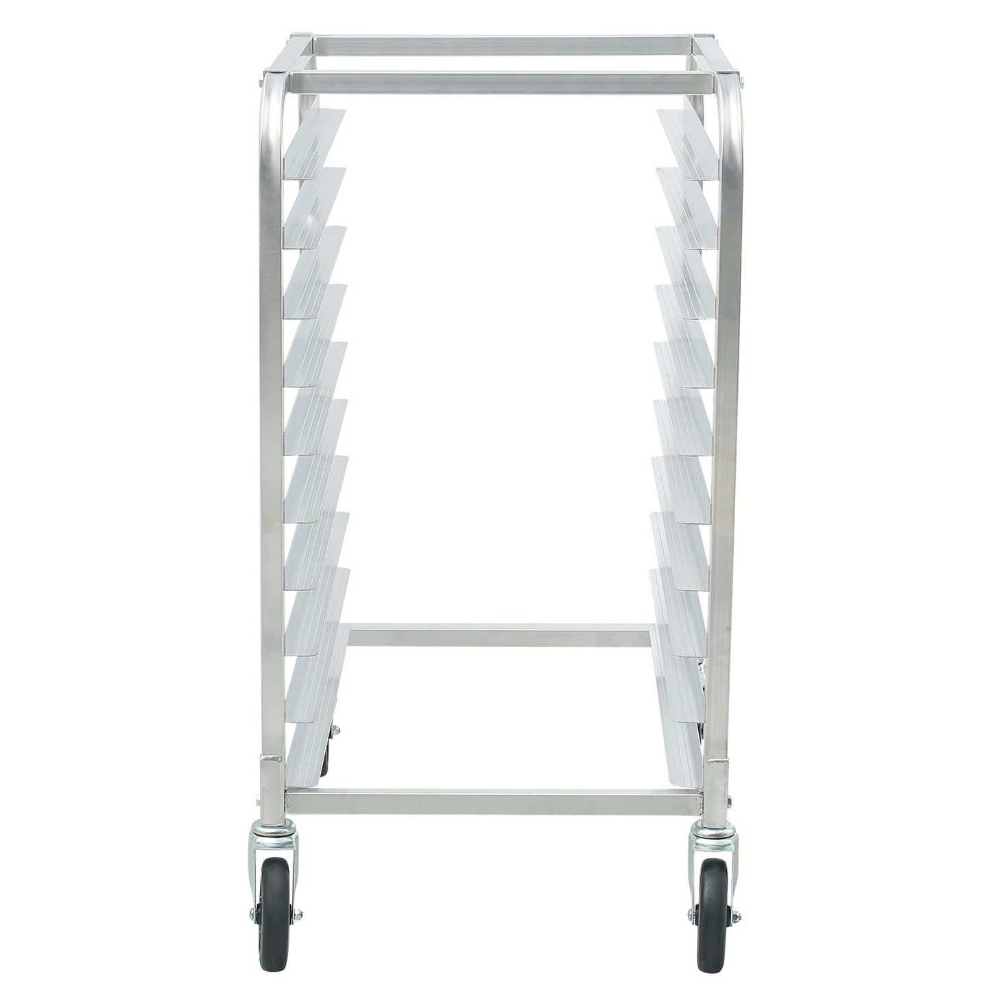 VEVOR 10-Tier Bun Pan Rack with Brake Wheels - Sturdy & Versatile Aluminum Bakery Storage Solution
