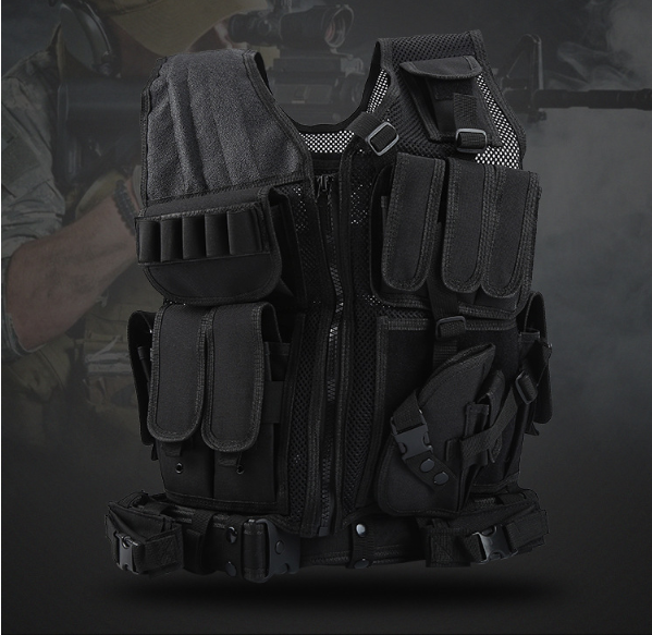 Camouflage Tactical Vest - Breathable & Durable | Ideal for Outdoor Adventures & Tactical Training