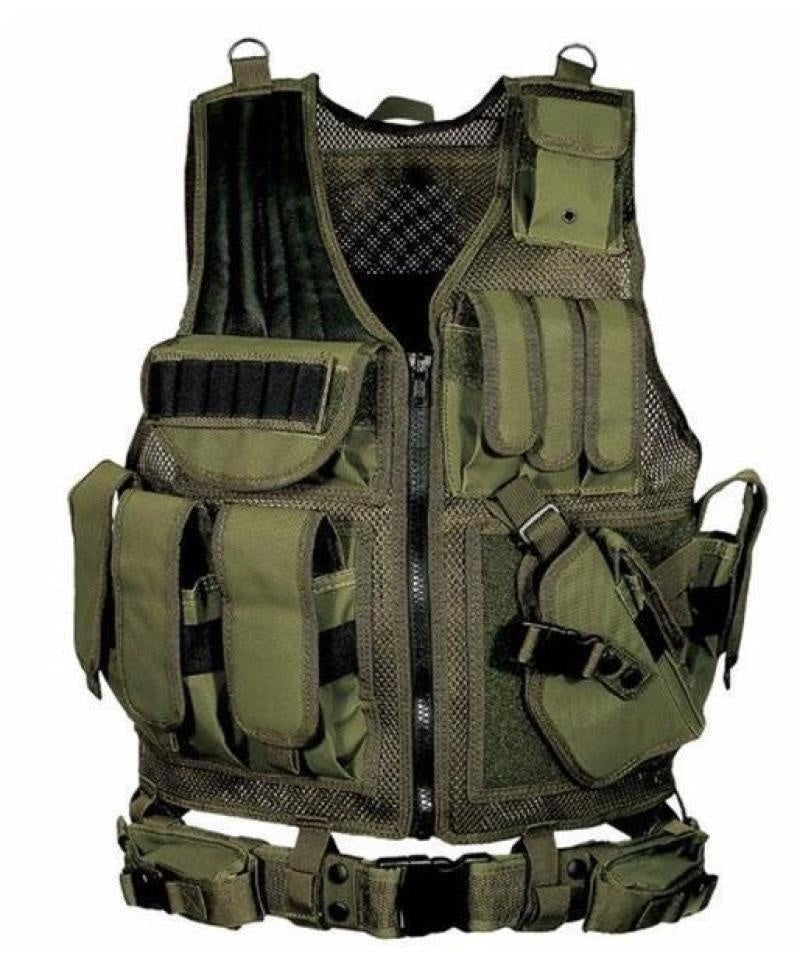 Camouflage Tactical Vest - Breathable & Durable | Ideal for Outdoor Adventures & Tactical Training