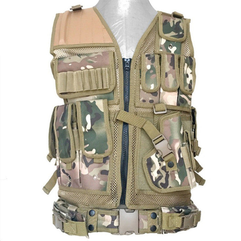 Camouflage Tactical Vest - Breathable & Durable | Ideal for Outdoor Adventures & Tactical Training