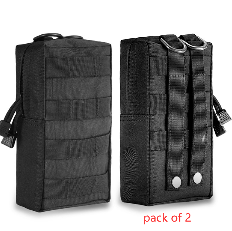 Utility Pouch Gadget Gear Bag ??Tactical Water-Resistant Waist Pack | Compact Military Vest Bag for EDC Essentials