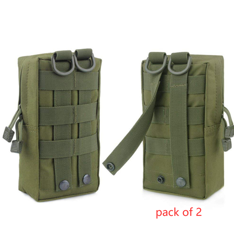 Utility Pouch Gadget Gear Bag ??Tactical Water-Resistant Waist Pack | Compact Military Vest Bag for EDC Essentials