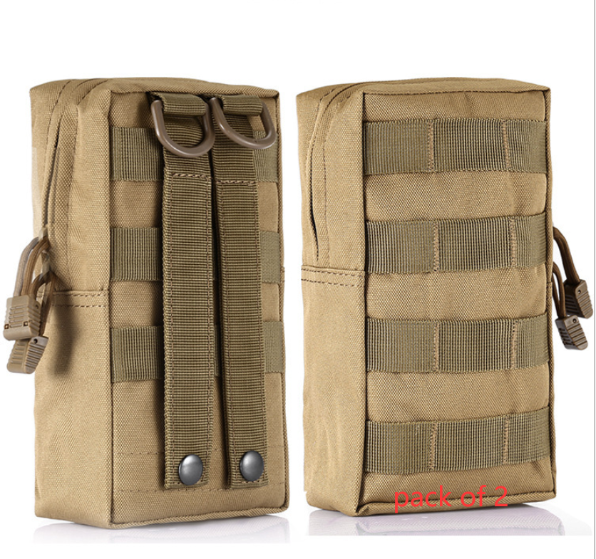 Utility Pouch Gadget Gear Bag ??Tactical Water-Resistant Waist Pack | Compact Military Vest Bag for EDC Essentials