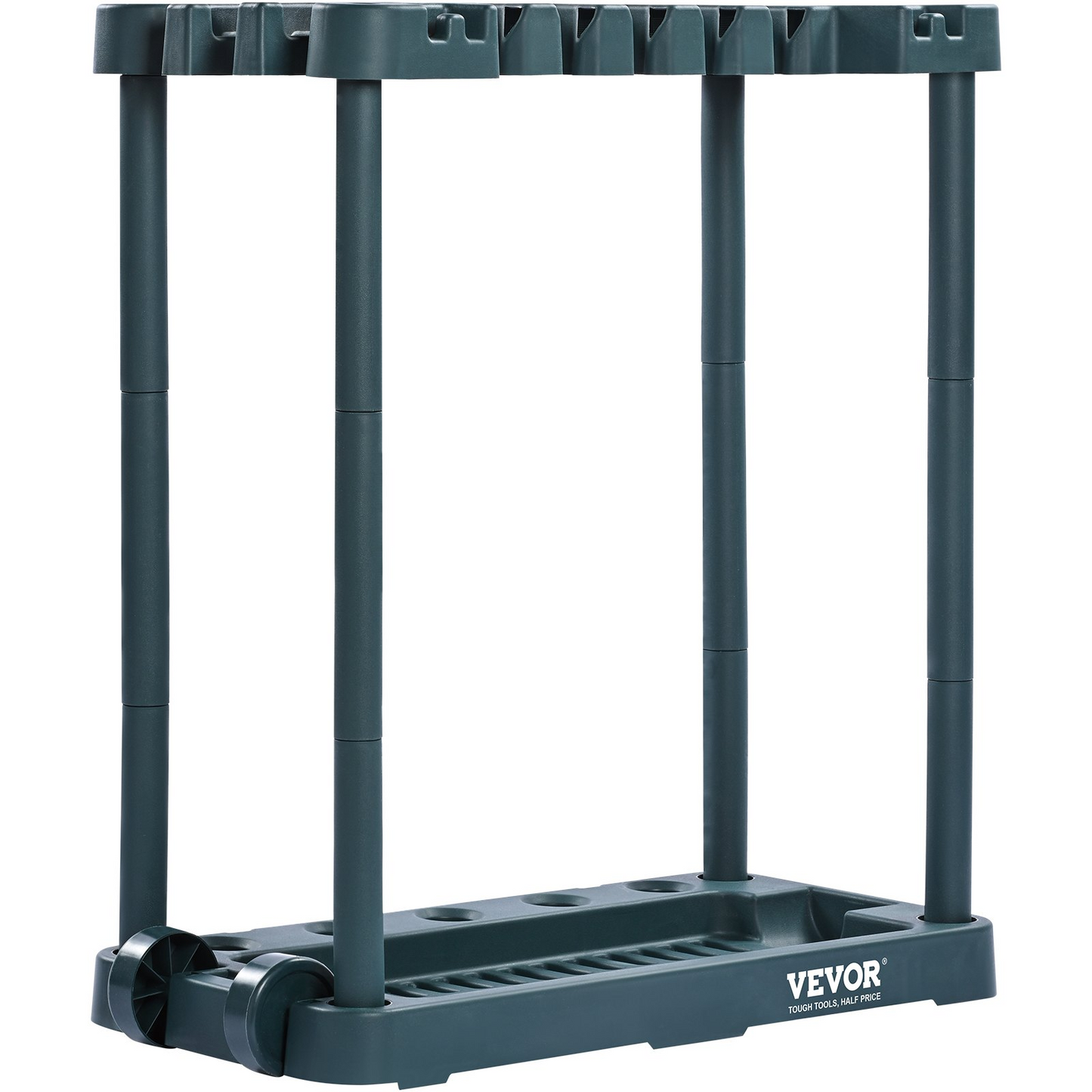 VEVOR Garden Tool Organizer – 10 Slot Yard Tool Tower Rack for Efficient Garage & Shed Organization