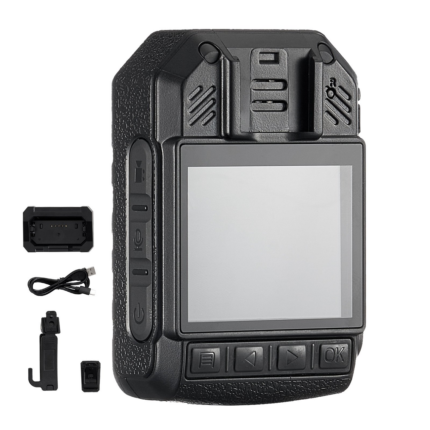 VEVOR 1440P HD Police Body Camera - 64GB Memory, Infrared Night Vision, GPS, Waterproof, 3500 mAh Battery