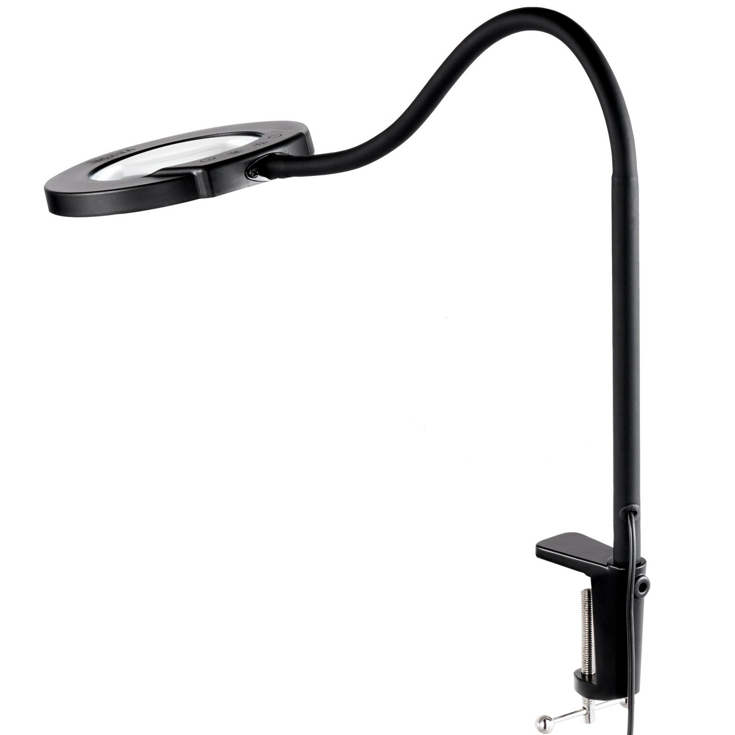 VEVOR 5X Magnifying Glass with LED Light - Flexible Gooseneck Floor Lamp for Reading, Crafting & Professional Precision