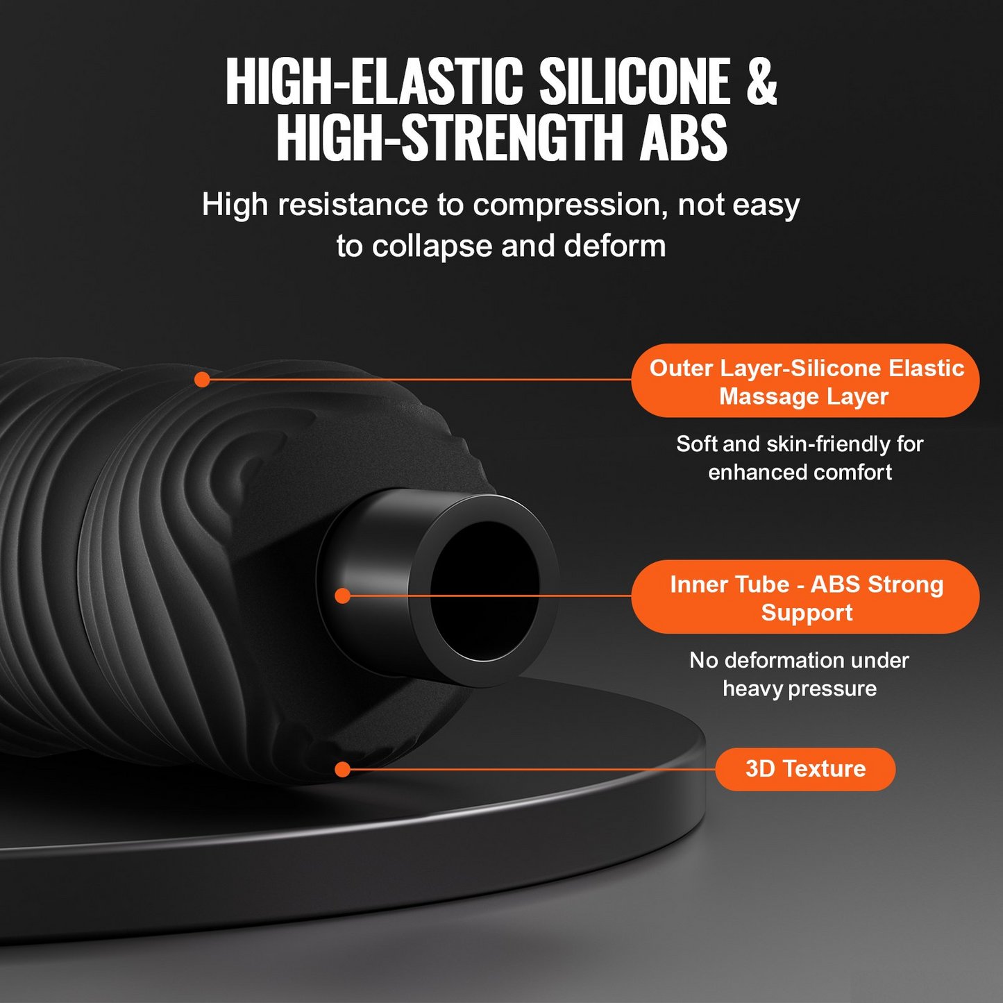 VEVOR Vibrating Peanut Massage Ball ??4 Levels, Rechargeable, Deep Tissue Relaxation, Portable & Durable for Ultimate Muscle Recovery