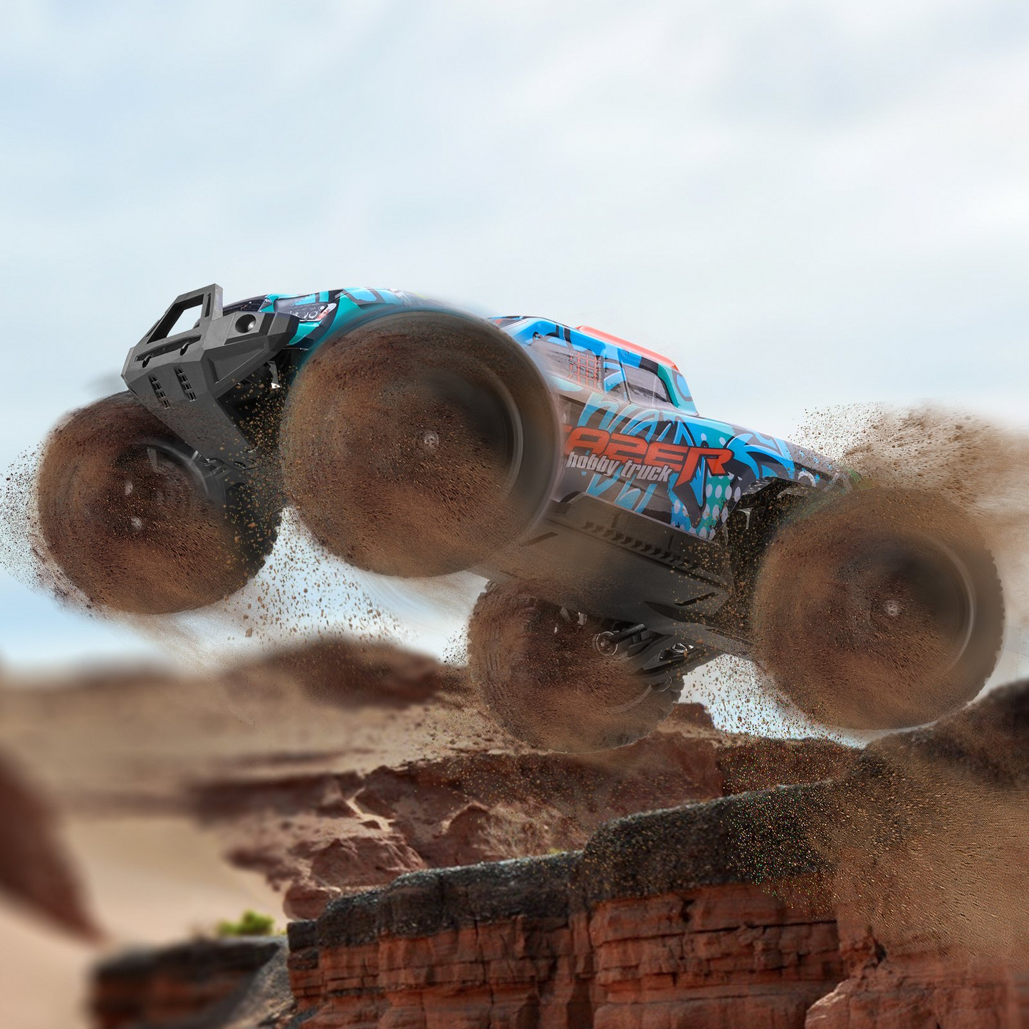 High-Performance 1:14 Scale RC Car - 4WD Off-Road Truck for Kids - All Terrain, Long Runtime, Durable - Perfect for Ages 8+