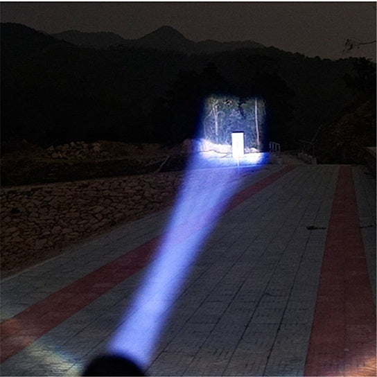 Compact & Powerful Grab-N-Go LED Flashlight - 5 Vibrant Colors, Adjustable Beam, SOS & Strobe Modes