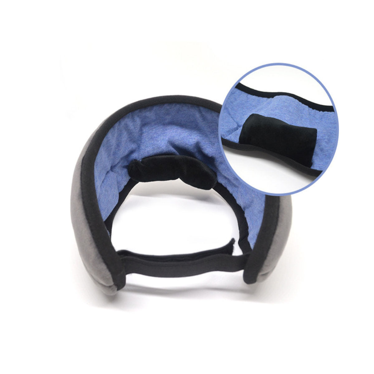 EZ Sleep Bluetooth Eye Mask | High-Fidelity Sound | Velvet Comfort | Adjustable Fit | 9 Hours Playtime | Hand Washable | Ideal for Travel & Meditation
