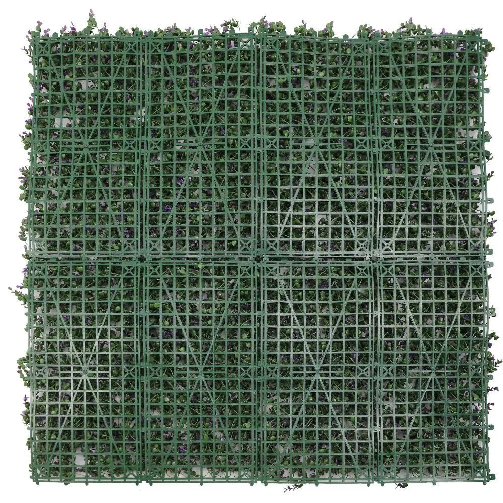 Artificial Purple Lavender Foliage Wall Panels 11SQFT 40"x 40" Commercial Grade UV Resistant-4