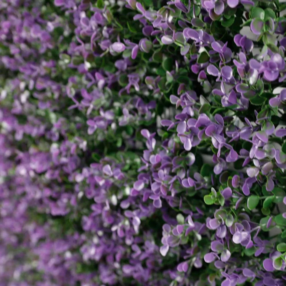 Artificial Purple Lavender Foliage Wall Panels 11SQFT 40"x 40" Commercial Grade UV Resistant-2