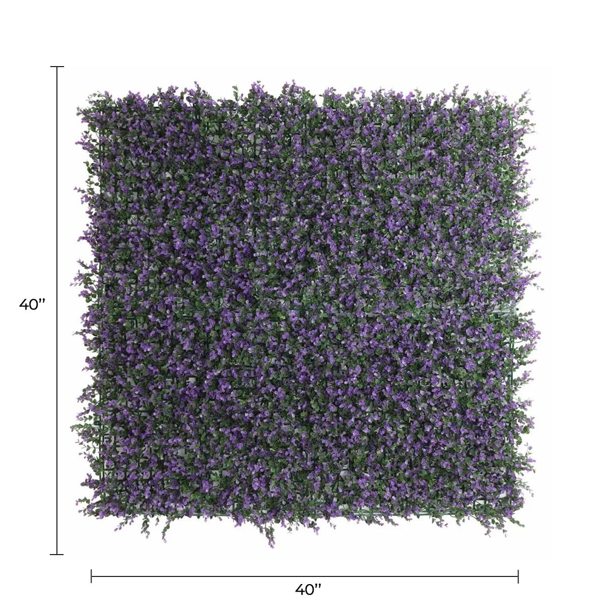 Artificial Purple Lavender Foliage Wall Panels 11SQFT 40"x 40" Commercial Grade UV Resistant-1