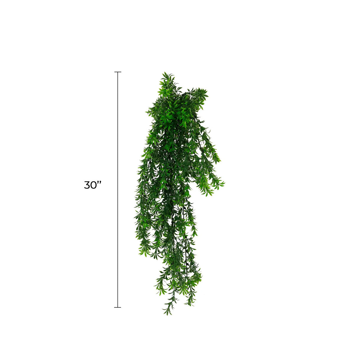 Artificial Hanging Willow Leaf Garland Bushes UV Resistant & Fire Rated | 7.1in x 30in (18cm x 76cm Each)-1