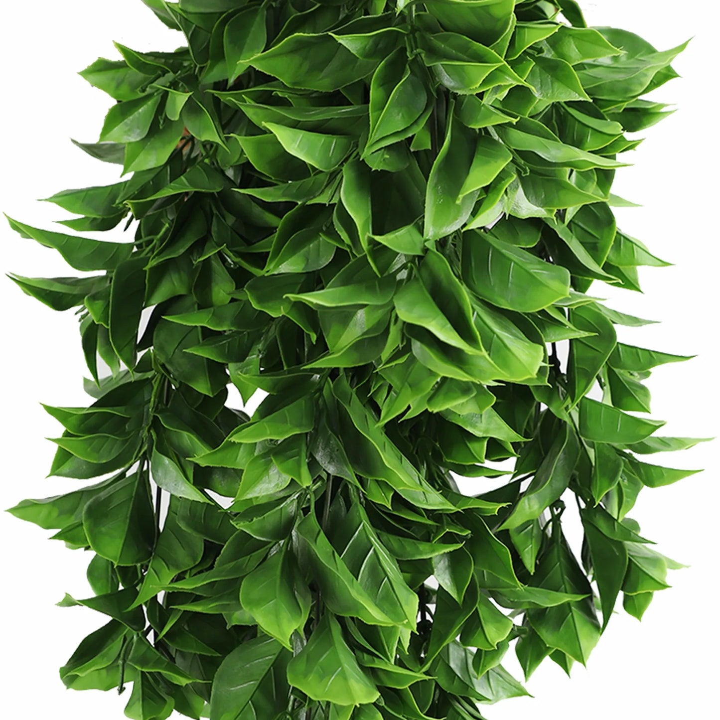 Artificial Dense Hanging Flowering Pothos Bushes – Vivid Green UV Resistant & Fire Rated | 10.6in x 28.5in (27cm x 72cm Each)-3