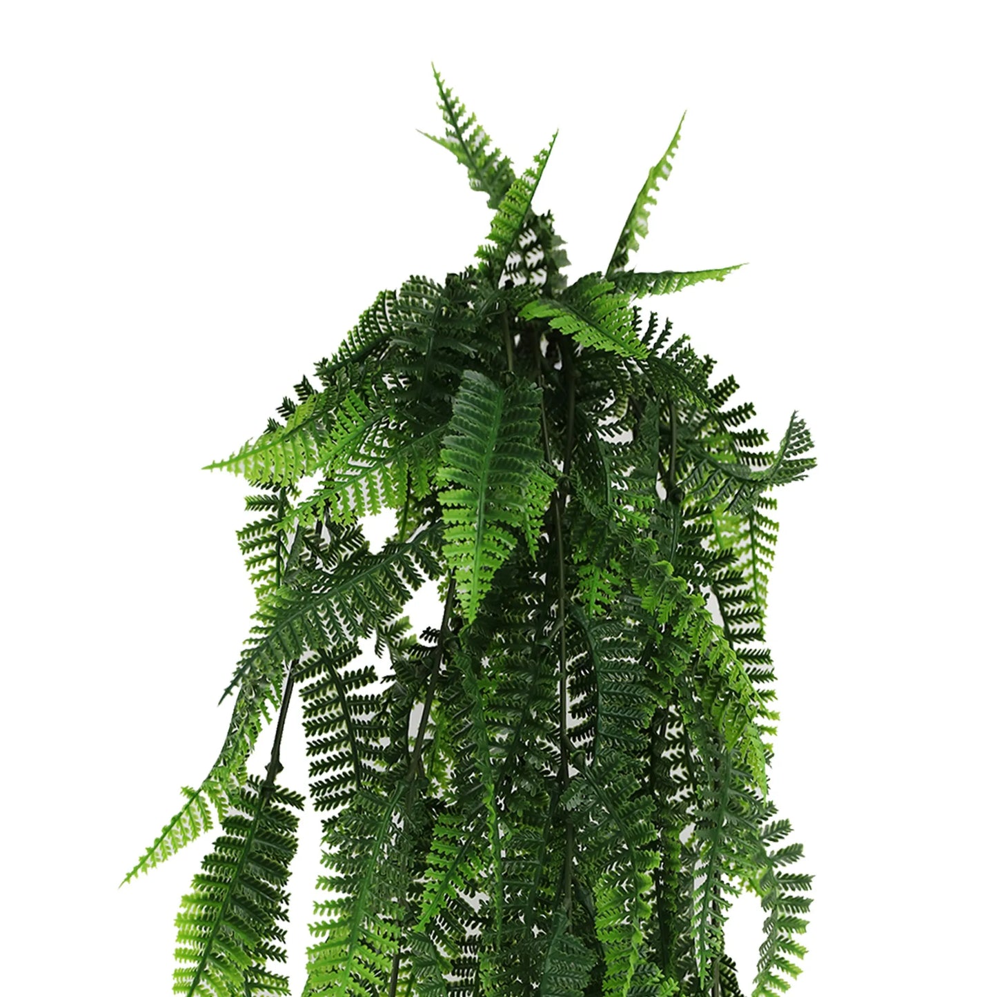 Artificial Hanging Fern Garland Bushes (UV Resistant & Fire Rated | 7.1in x 30in | 18cm x 76cm Each)-2