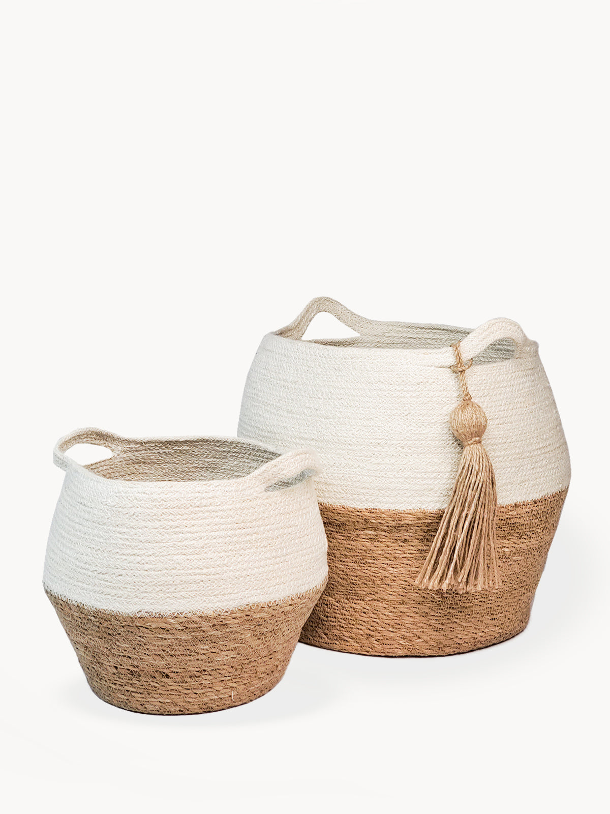 Agora Jar Basket - Natural-0