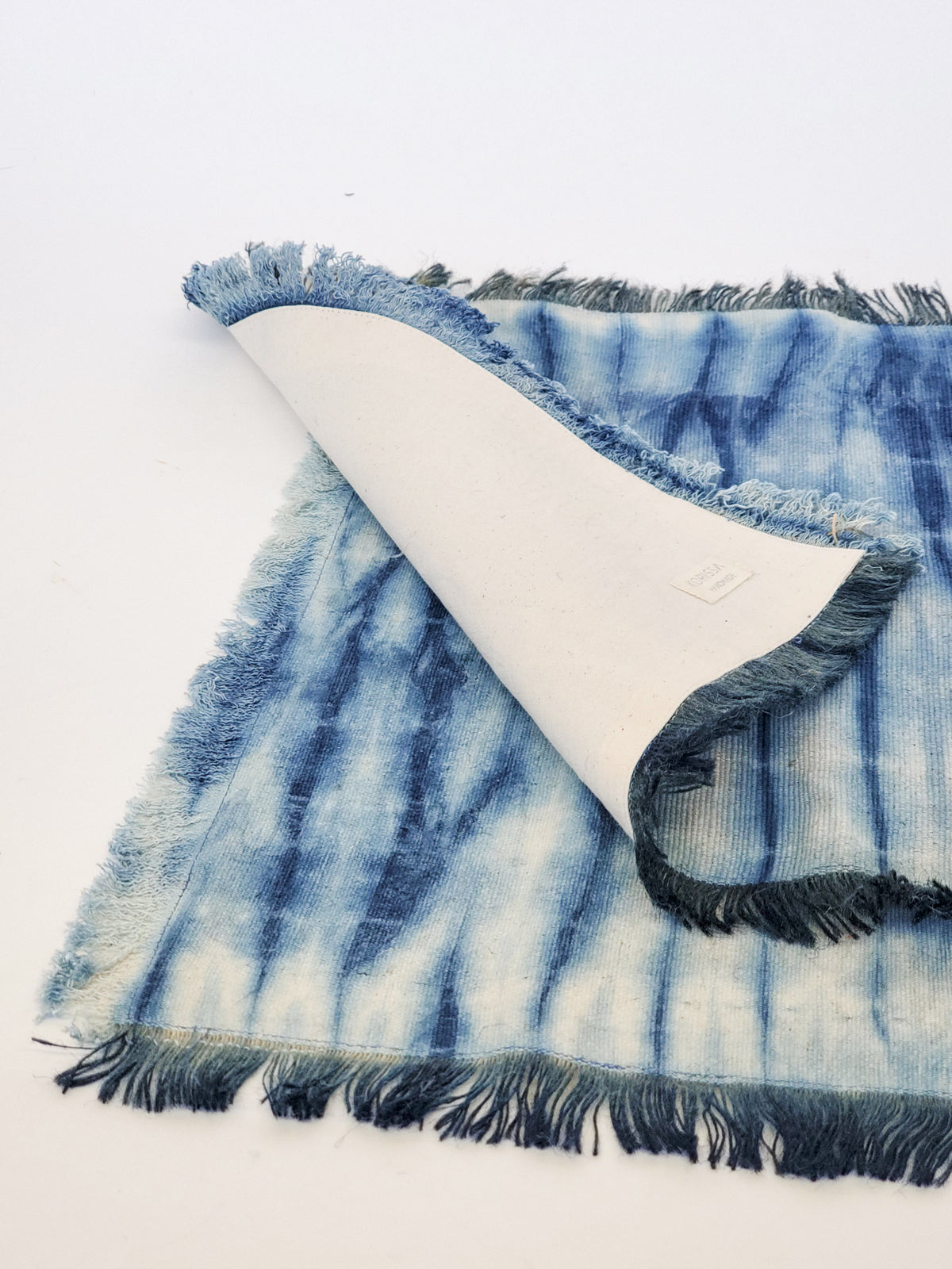 Tie Dye Cotton Placemat - Indigo Blue (Set of 4)-3