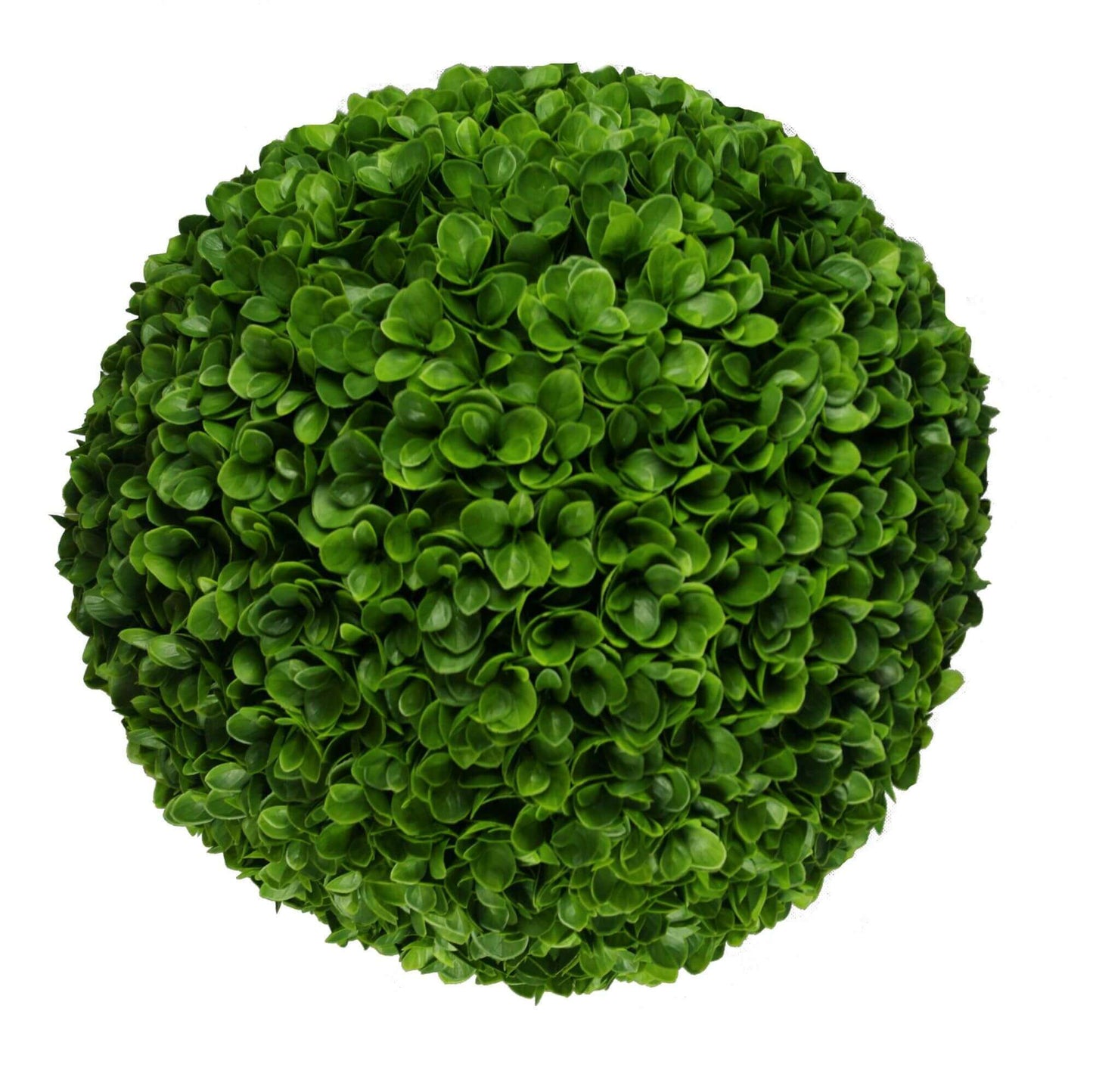 Artificial Rose Clover Topiary Ball 17" UV Resistant Set of 2-0
