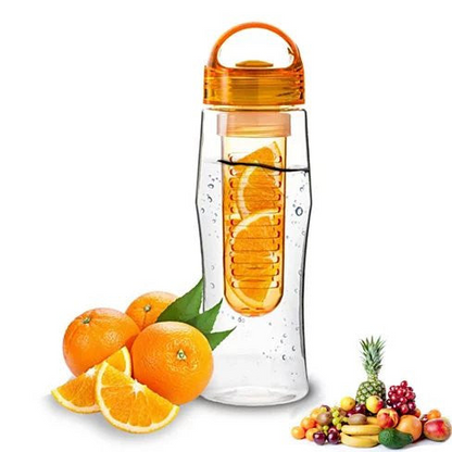 Fruitzola JAMMER Fruit Infuser Water Bottle - 24 Oz, BPA-Free, 5 Colors - Enhance Your Hydration with Delicious Flavors