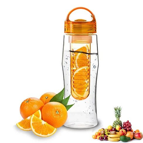 Fruitzola JAMMER Fruit Infuser Water Bottle - 24 Oz, BPA-Free, 5 Colors - Enhance Your Hydration with Delicious Flavors