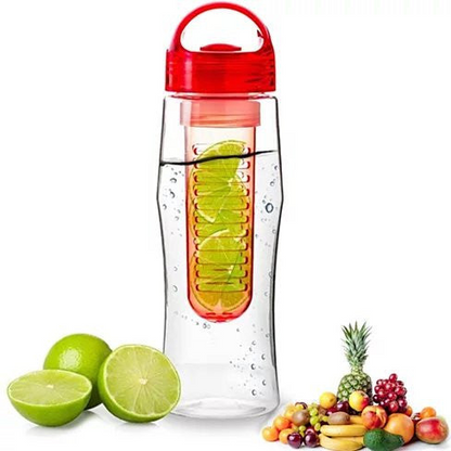 Fruitzola JAMMER Fruit Infuser Water Bottle - 24 Oz, BPA-Free, 5 Colors - Enhance Your Hydration with Delicious Flavors
