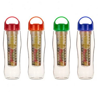 Fruitzola JAMMER Fruit Infuser Water Bottle - 24 Oz, BPA-Free, 5 Colors - Enhance Your Hydration with Delicious Flavors
