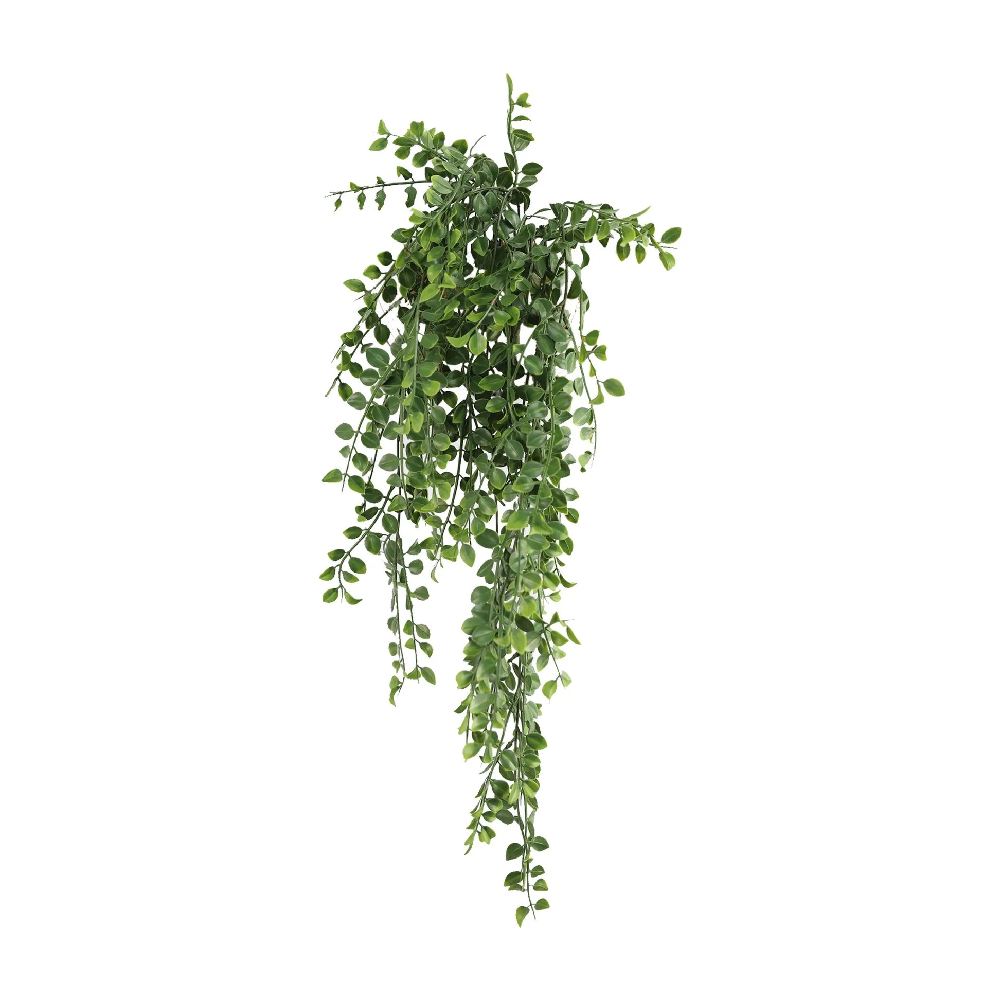 Artificial Hanging Pearls Garland Bushes – Dark Green UV Resistant & Fire Rated | 7.8in x 31in (20cm x 79cm Each)-0