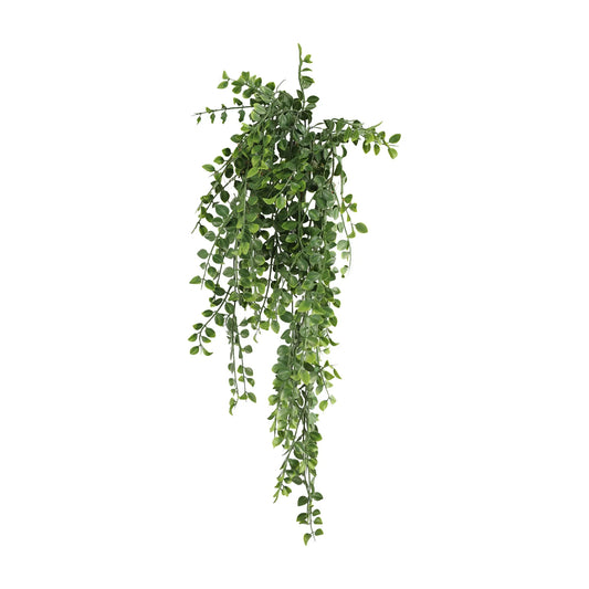 Artificial Hanging Pearls Garland Bushes – Dark Green UV Resistant & Fire Rated | 7.8in x 31in (20cm x 79cm Each)-0