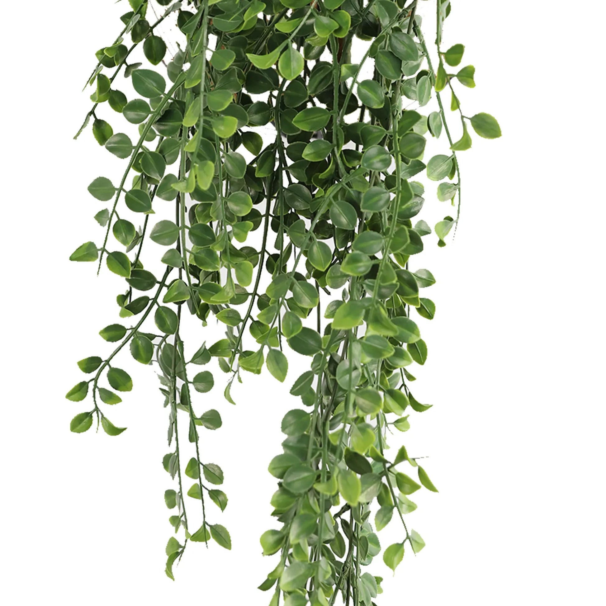 Artificial Hanging Pearls Garland Bushes – Dark Green UV Resistant & Fire Rated | 7.8in x 31in (20cm x 79cm Each)-3