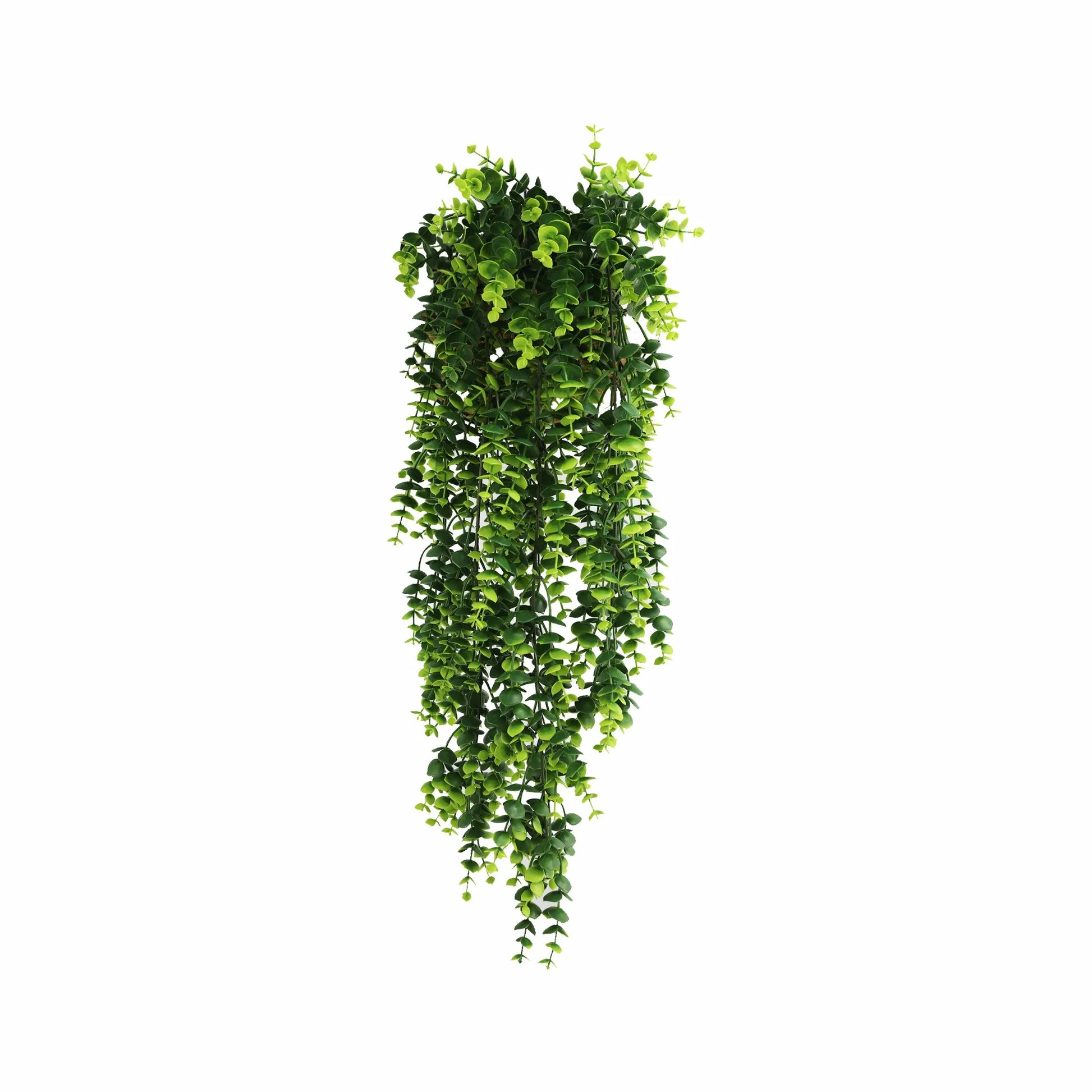 Artificial Dense Hanging Lush Green Eucalyptus Garland Bushes UV Resistant & Fire Rated | 7.1in x 30.5in (18cm x 77cm Each)-0