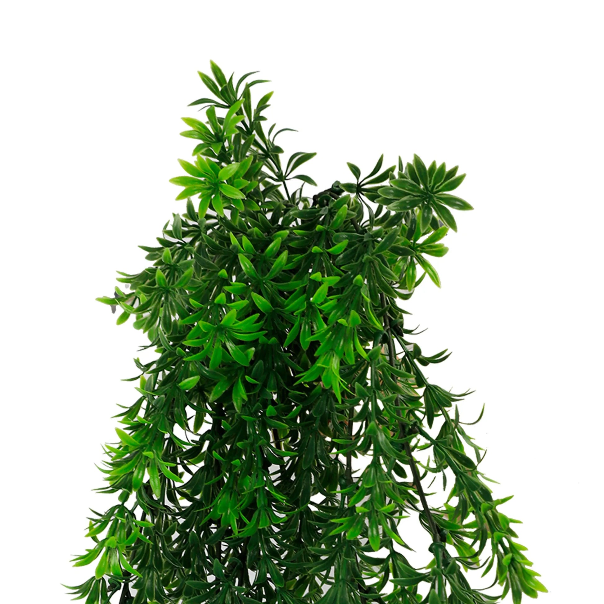 Artificial Hanging Willow Leaf Garland Bushes UV Resistant & Fire Rated | 7.1in x 30in (18cm x 76cm Each)-2
