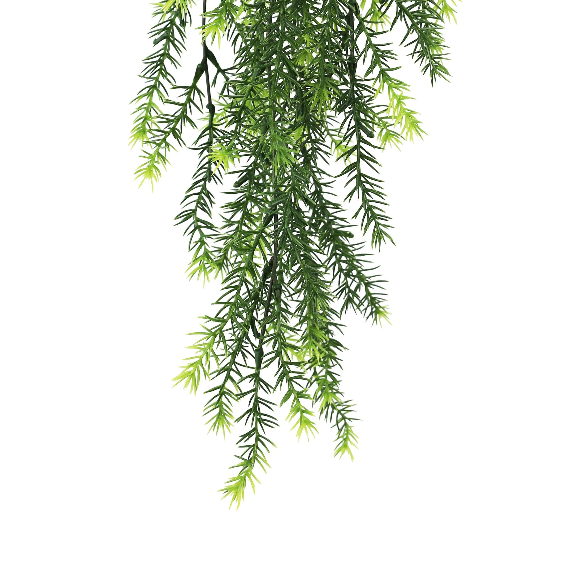 Artificial Hanging Cedar Vine Garland Bushes UV Resistant & Fire Rated | 7.8in x 30in (20cm x 76cm Each)-4