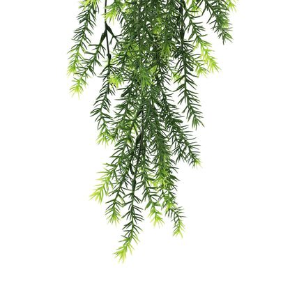 Artificial Hanging Cedar Vine Garland Bushes UV Resistant & Fire Rated | 7.8in x 30in (20cm x 76cm Each)-4