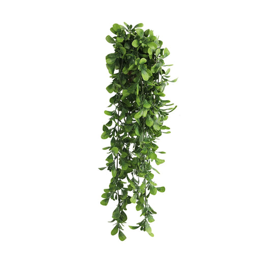 Artificial Creeping Fig Garland Bushes (UV Resistant & Fire Rated | 7.1in x 30in | 18cm x 76cm Each)-0