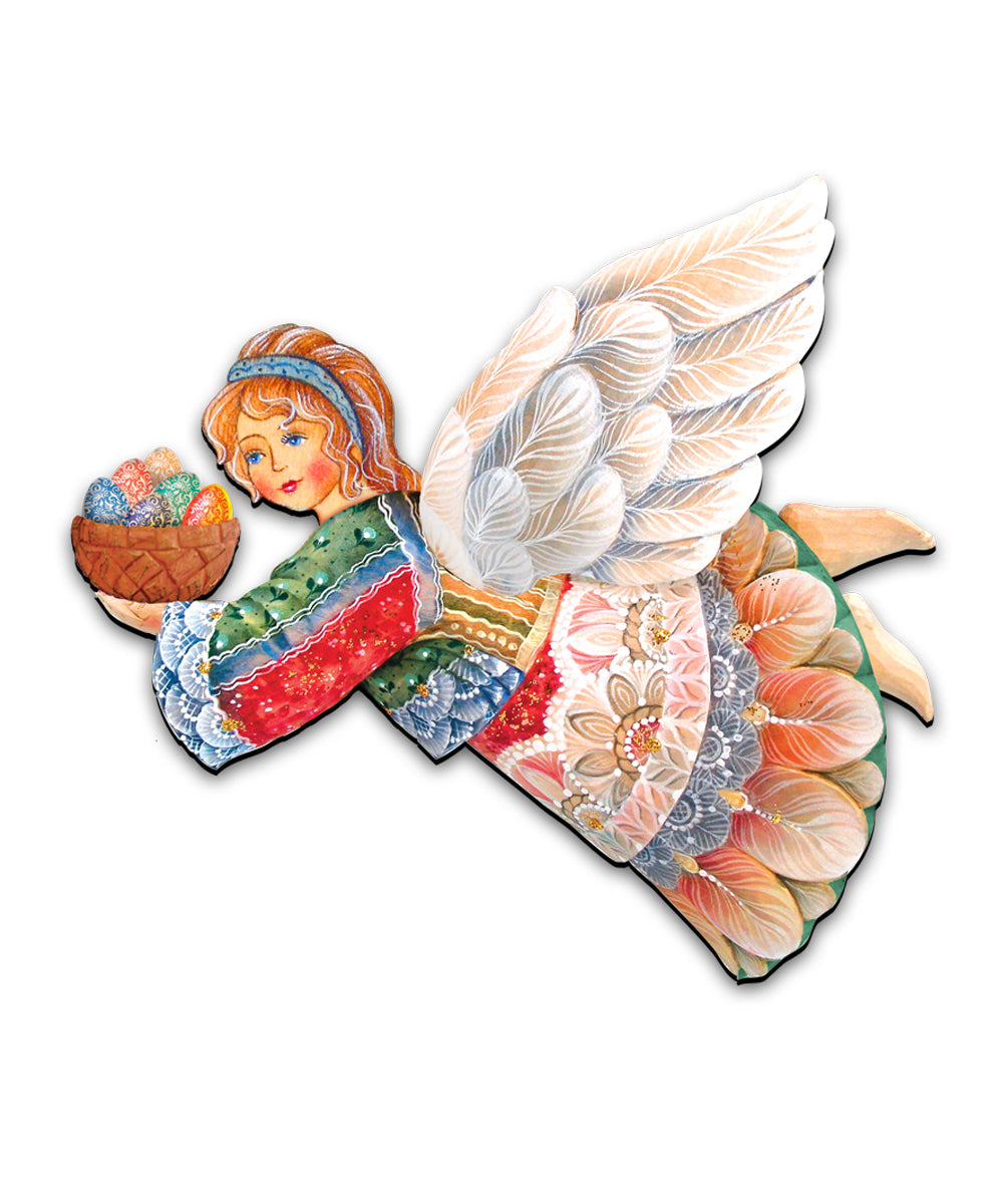 Flying Easter Angel Easter Door Decor by G. DeBrekht - Easter Spring Decor - 8154154H-4