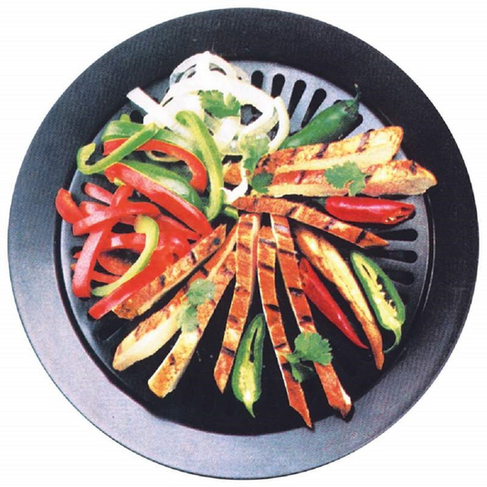 Go Go Smokeless Non-Stick Barbecue Grill - Portable Indoor & Outdoor Cooking, Easy Clean Non-Stick Surface, Healthy Meals