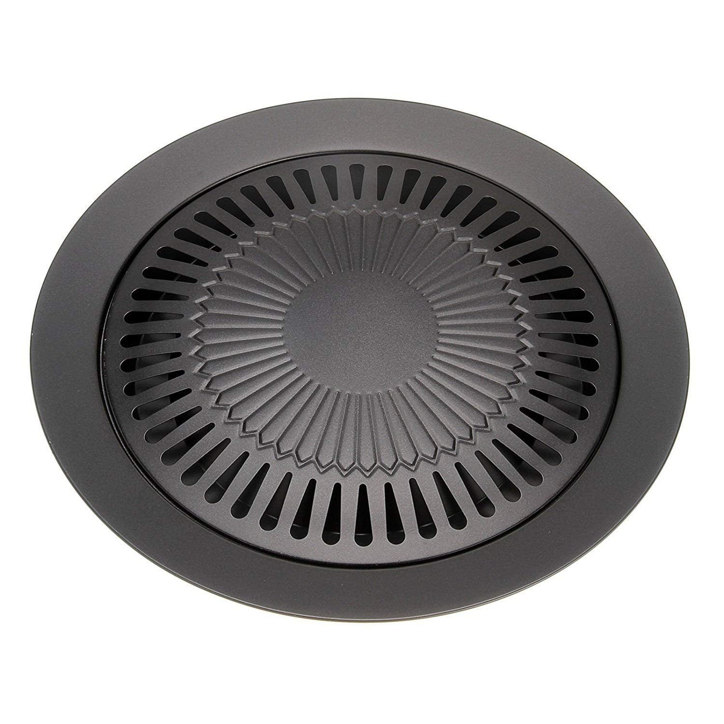 Go Go Smokeless Non-Stick Barbecue Grill - Portable Indoor & Outdoor Cooking, Easy Clean Non-Stick Surface, Healthy Meals