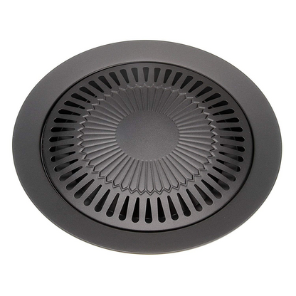 Go Go Smokeless Non-Stick Barbecue Grill - Portable Indoor & Outdoor Cooking, Easy Clean Non-Stick Surface, Healthy Meals