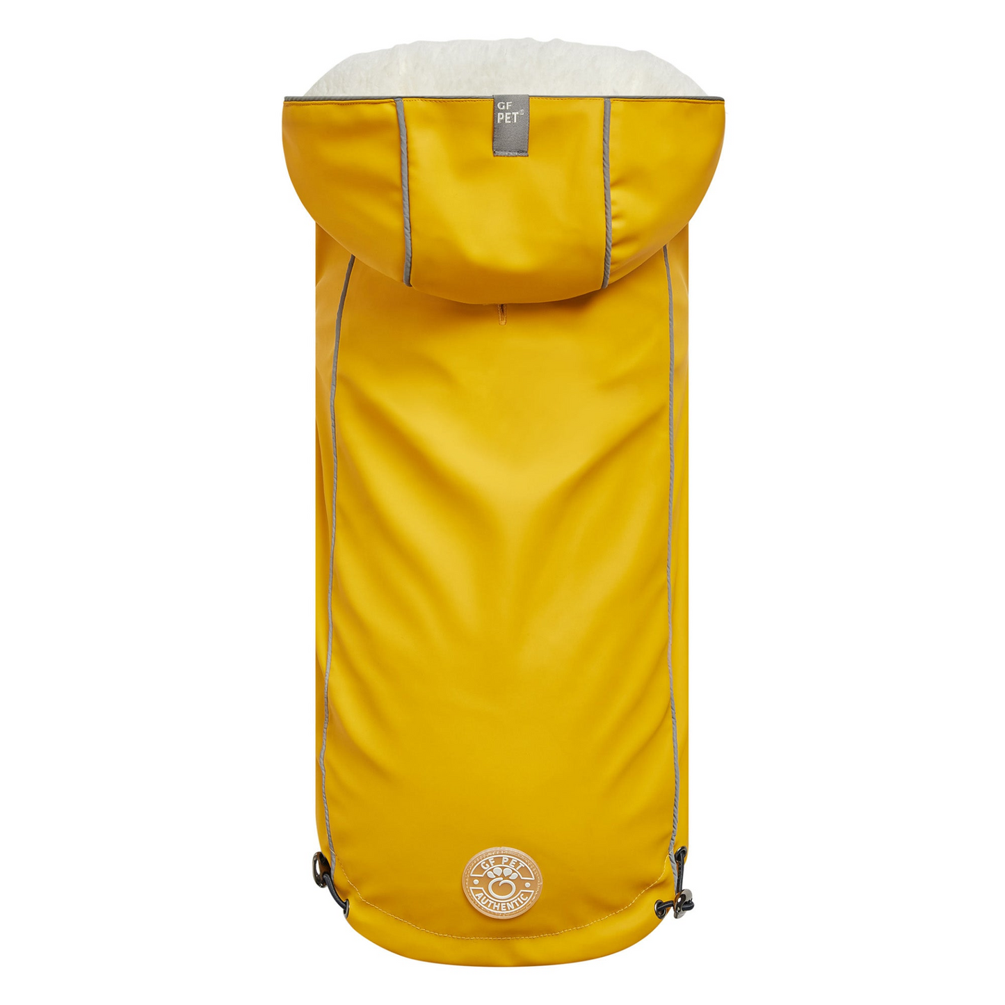 Insulated Raincoat - Yellow | Waterproof & Warm Dog Coat